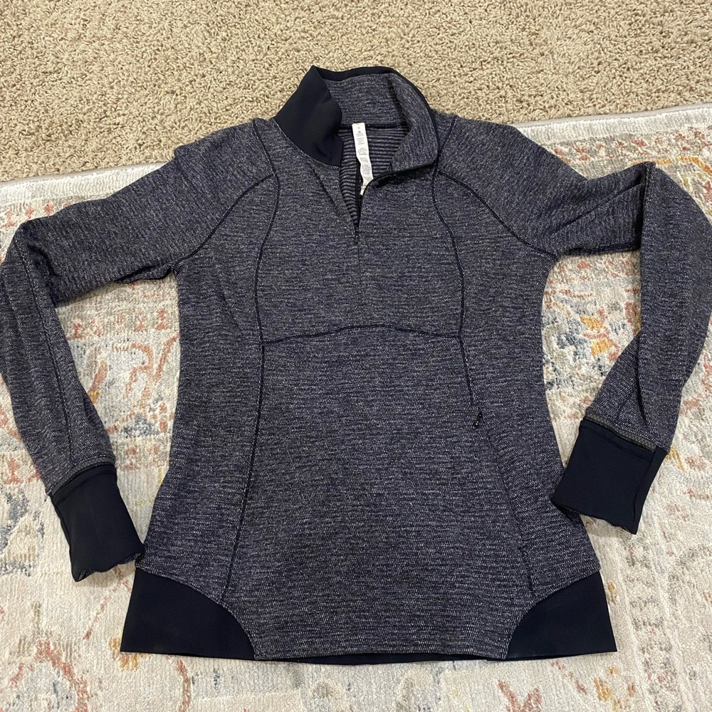 Lululemon Heathered Gray Pullover Top